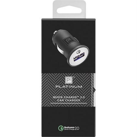 120 Qualcomm Quick Charge Car Chargers - Black 12v