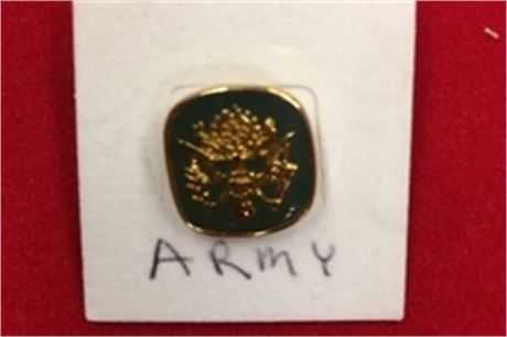 24- Military Lapel Pins--Army, Navy, Air Force, Marines -$4.00 ea