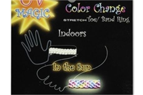 1200 --UV Magic Toe Rings-- they change color- $ .12 each!