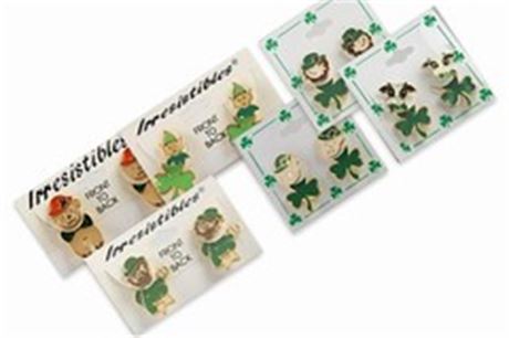 50 prs-- St. Patrick's Day 2-part Earrings-- $1.99 pr