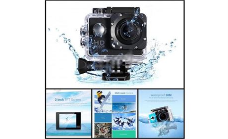 10 New HD 1080p Waterproof Diving / Sports Action Cameras