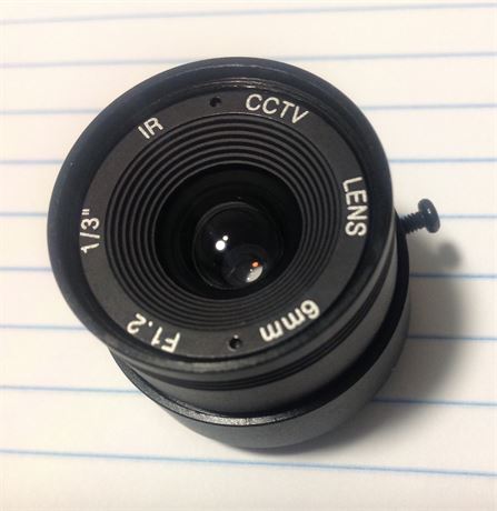 Lot of 22 IR CCTV Box Camera Fixed 6mm Focus Length IR Board Lens