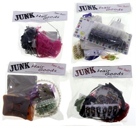 1200 Pieces Assorted "Junk Hair" Accessories For Women