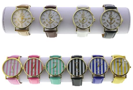 120 Pieces Assorted Fashion Watches For Men & Women