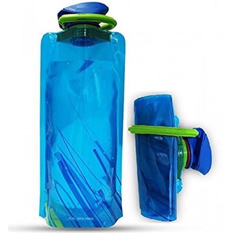 Collapsible Foldable Reusable Outdoor 700ml WATER BOTTLES