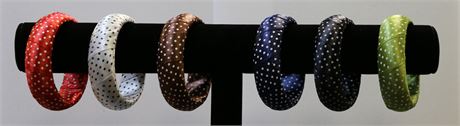 Polka-Dot Bangle Bracelets Fashion Jewelry For Women 600 Pieces