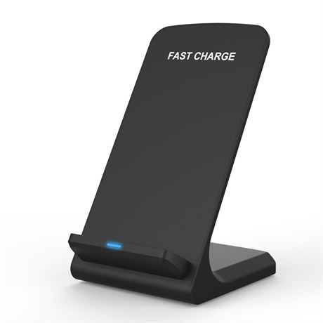 2 Coils Wireless Charger Fast Qi Wireless Charging Stand Pad