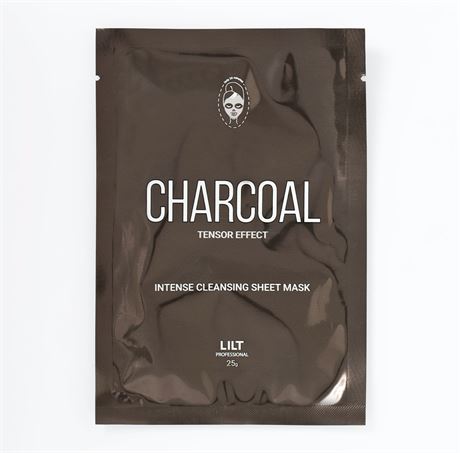 Lilt Charcoal Tensor Effect Intense Cleansing Face Sheet Mask – 25g
