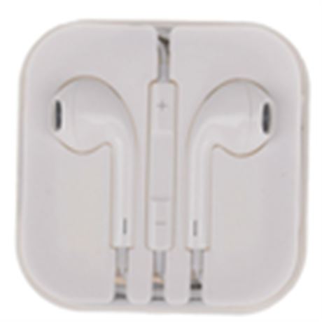 100 PCS New Earpod with 3.5 mm White Headphones for iPhone