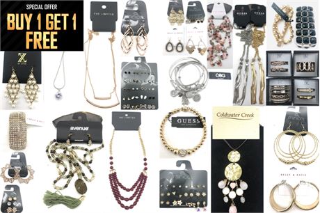 Buy 1 Get 1 FREE!! $4,500.00 Jewelry Lot- ALL Name Brands