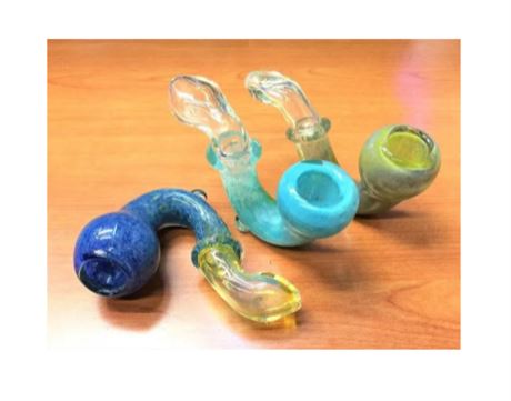 4" SHLK-CH: 1 Dozen 4" Glass Pipes