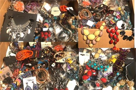 10 LBS TREASURE TROVE OF JEWELRY Necklaces, Bracelets & Earrings