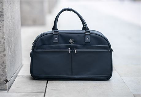 $39,600 MSRP Micro Leather Travel Weekender Bags with USB charging port