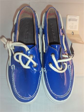 Burberry Blue Patent Leather Kids/Girls Shoes