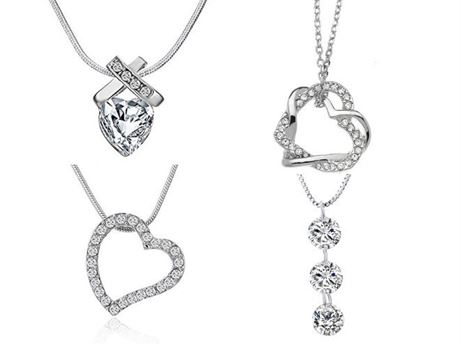 12 Assorted Necklaces best sellers Swarovski Elements Jewelry