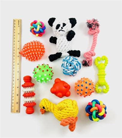 Awesome Assortment of Dog Toys – For Small to Medium Dogs – #5647