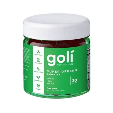 50 Bottles of Goli Supergreens Gummies - 30 count - MSRP $500