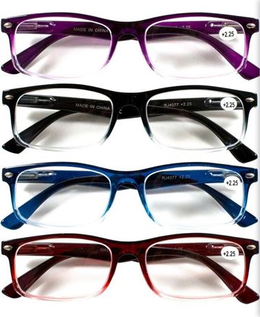 72 Pairs Reading Glasses assorted magnifications and styles