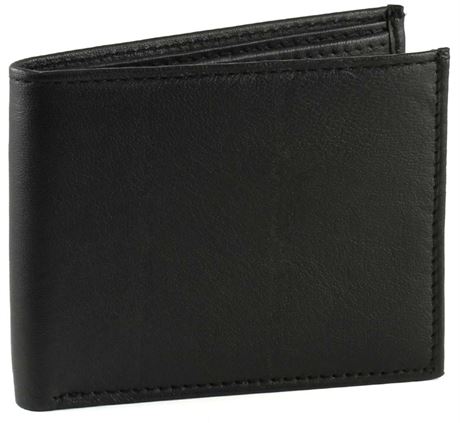 24 Men's Vinyl wallets black color